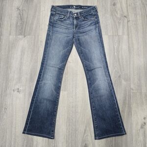 7 For All Mankind Blue Denim Jeans